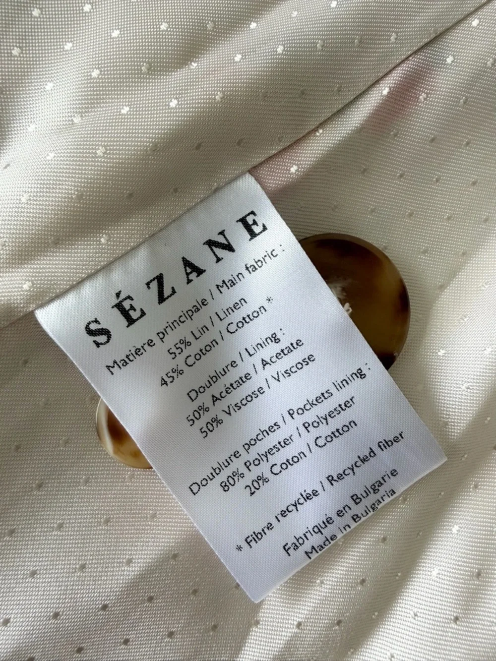 Sezane Gracie Jacket Jardin Secret Floral Size 6 NWT